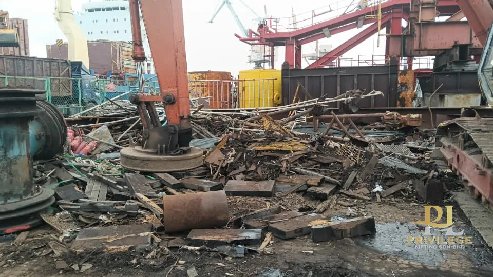 Privilege Lifting licensed scrap metal recycling operation in Tanjung Langsat